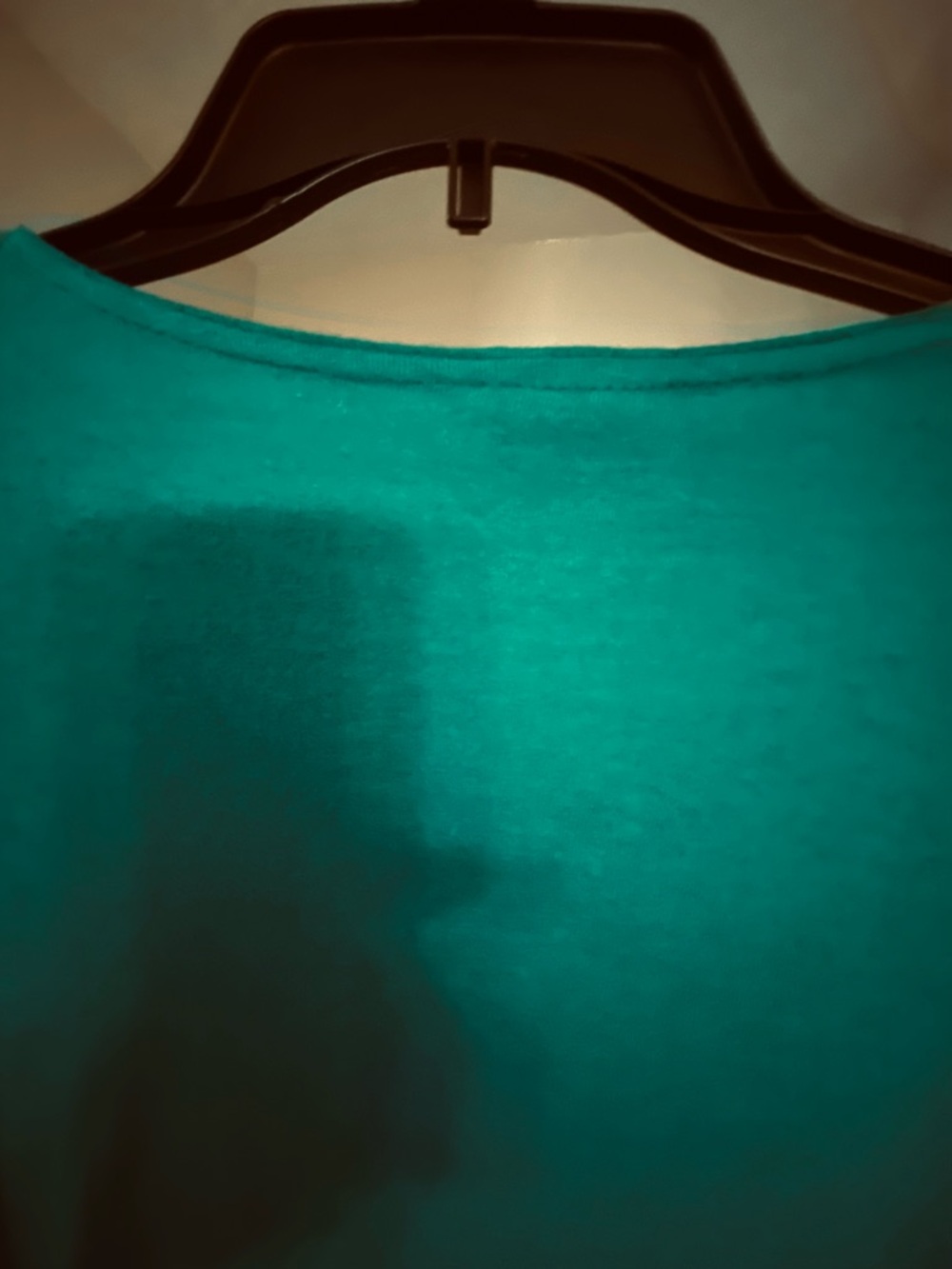 Johnny Was TeeShirt Maxi Dress. Teal & Turquoise, Sz Small. NWOT. Gold Butterfly - Picture 7 of 12